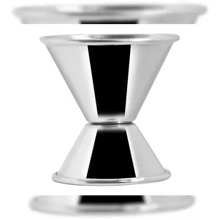 METRO Professional Jigger, Cocktail Messbecher, Edelstahl,  20 / 40 cl, silber