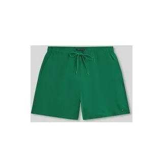 Regular Fit Badehose mit Logo Stitching, Gruen, XXL