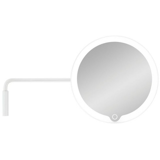 blomus Schminkspiegel LED Kosmetikspiegel -MODO- mit Wandhalterung weiß