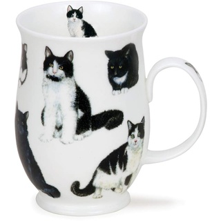Dunoon Becher Suffolk Cats Black & White - 0,31l