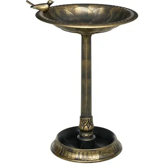 Outsunny Vogeltränke 50 x 50 x 72 cm Bronze