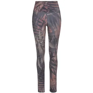 LASCANA ACTIVE Leggings Damen gemustert-braun-beige-grau Gr.M (40/42)