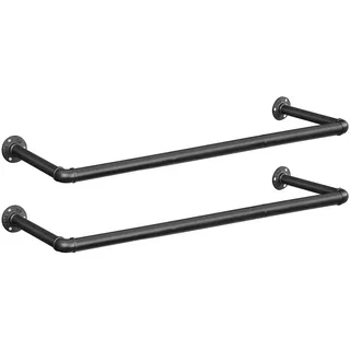 Songmics Wandgarderobe Dalson Schwarz
