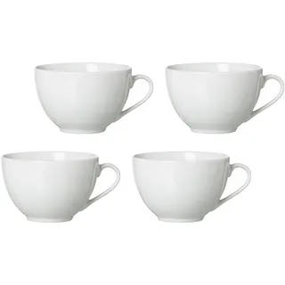 Ritzenhoff & Breker Cappuccinotasse 0,3 l Weiß 4 St.
