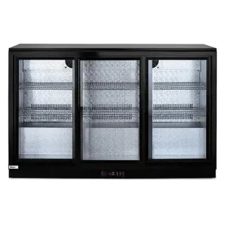 Arktic Getränkekühlschrank 235836, schwarz, mit Glastür, (B/H/T) 135 x 87 x 52 cm, 308 Liter