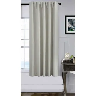 Gardinenbox Boston Dark Verdunkelungsvorhang Ösen 175 x 140 cm Creme 1 St.