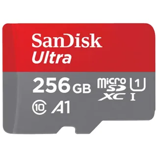 SanDisk Ultra microSD UHS-I U1 A1 150 MB/s + SD Adapter 256 GB