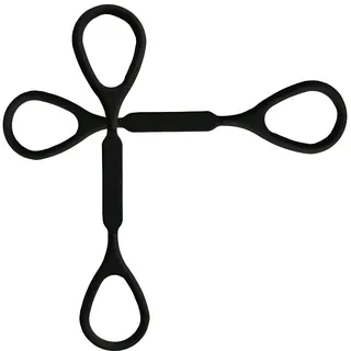 2 Stück Black Trigger Rubber für Trompete Musikinstrumente Sound Change Silikon Seil Trompete Zubehör