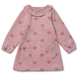 Tchibo - Kinder-Sweatkleid - Mädchen - Gr. 98/104 - dunkelrosa