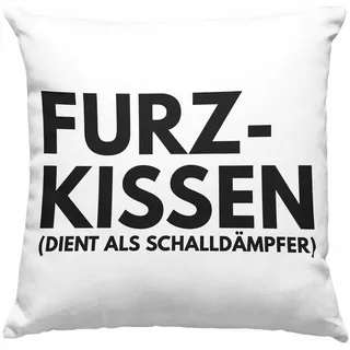 Trendation Zierkissen Trendation - Furzkissen Lustiges Kissen mit Füllung Spruch 40x40 cm Ge blau