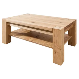 MASSIVMOEBEL24.DE KENT Beige Wildeiche 110 x 70 x 45 cm