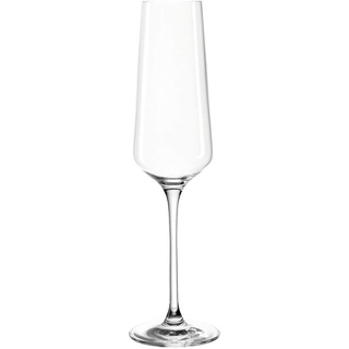 Leonardo Puccini Sekt-Glas, 1 Stück, spülmaschinenfestes Prosecco-Glas, Sekt-Kelch mit gezogenem Stiel, Champagner-Glas, 280 ml, 069550