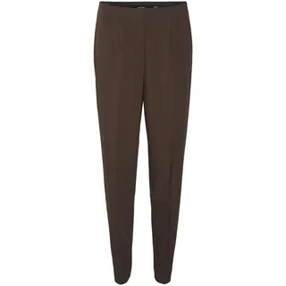 VERO MODA Damen Vmsandy Hr Tapered Pant Noos Karottenhose, Coffee Bean, XS EU - XS / 30L