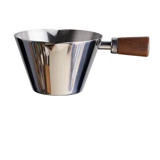 Asyduey 90 Ml Messbecher Aus Edelstahl für Espressotassen, Kleiner Kaffee-/Milchkrug, Espresso-Schnapsbecher, Messbecher für die Küche, Silber