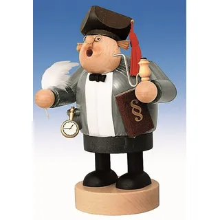 KWO Kunstgewerbe Werkstätten Räuchermännchen Advokat 20 cm