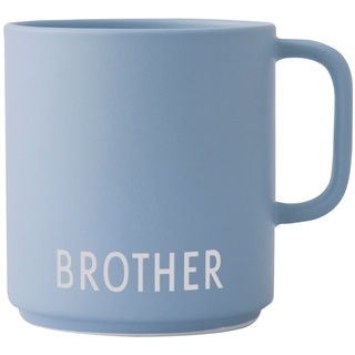 Design Letters - AJ Mini Favourite Porzellan Becher mit Henkel, Brother / hellblau