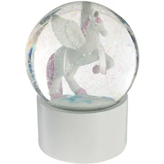 Atmosphera Schneekugel Einhorn, Höhe 16 cm