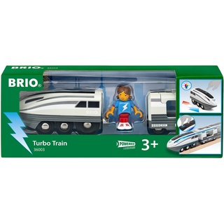 BRIO 36003 - Turbo-Zug - Batteriebetriebener Spielzeugzug für Kinder ab 3 Jahren