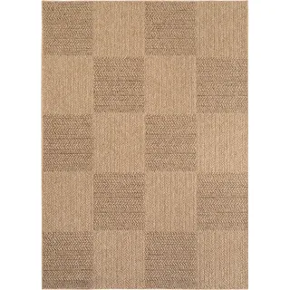 KADIMA DESIGN ARLBERG Hochflorteppich 200 x 290 cm Beige/Türkis
