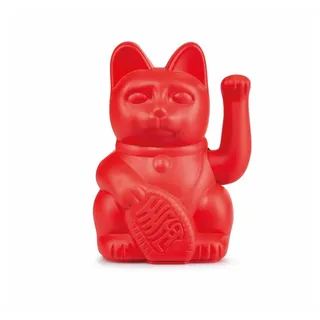 donkey Products Winkekatze Lucky Cat Maneki Neko Rot rot