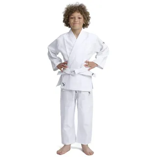 ippongear Beginner 2 Judoanzug Kinder - Kampfsport Anzug Weiß inkl. Gürtel