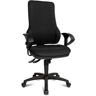 Topstar Action Star 1303 Schreibtischstuhl mit ergonomischer Rückenlehne - schwarz