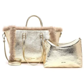 SURI FREY Chessy Shopper Synthetik Lightgold