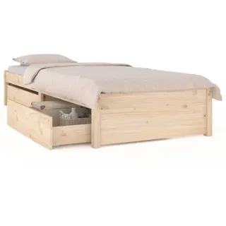 vidaXL Bett mit Schubladen 90x200 cm