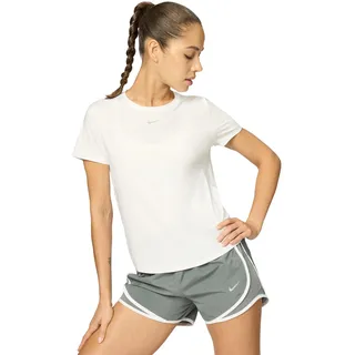 Nike One Classic Dri-FIT kurzarm Fitness-Trainingsshirt Damen 100 white/black XL
