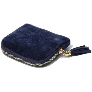 YZNLOQ Reise-Schmuckkästchen, tragbare Schmuck-Organizer-Tasche mit Reißverschluss und Quaste, große Kapazität, Quasten-Aufbewahrungstasche, Schmuck, Ring, Halskette, Armband, tragbare Tasche für