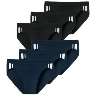 SCHIESSER Rioslip 95/5 Stretch Schwarz XL 6er Pack