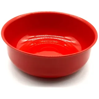 Schüssel 750 ml Schale Müslischale Suppenschüssel Bowl aus Kunststoff Plastik Mehrweggeschirr Farbe rot