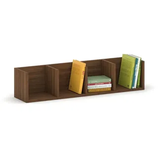 Wandregal 1000 x 310 x 250 mm, Nussbaum