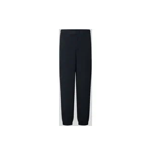 Hose mit Strukturmuster und Eingrifftaschen, Marine, 52