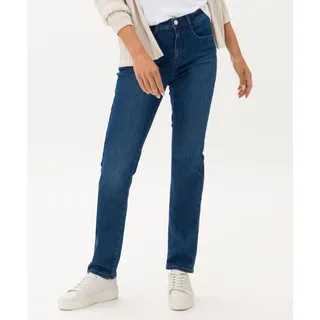 5-Pocket-Jeans BRAX "Style CAROLA" Gr. 36K (18), Kurzgrößen, blau Damen Jeans 5-Pocket-Jeans