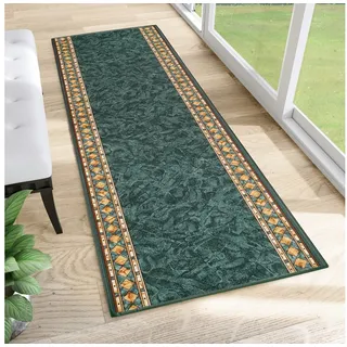 Tapiso Läufer Anti Rutsch, rechteckig, Höhe: 6 mm, Antirutsch Flurläufer Meterware, rutschfest, pflegeleicht grün 67 cm x 100 cm x 6 mm