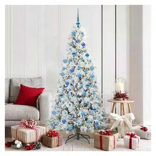 vidaXL Künstlicher klappbarer Weihnachtsbaum Grün 180 cm