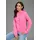 DELMAO Damen Gr 44/46 pink angeraute Sweatware Obermaterial 60 Baumwolle 40 Polyester