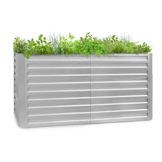 Blumfeldt High Grow Straight 200 x 100 x 90 cm Silber