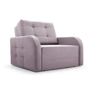 MOEBLO Kindersofa Porto 80, Schlafsessel Sofa Sessel Jugendsofa Schlafsofa 1-Sitzer Gästebett, mit Relaxfunktion rosa