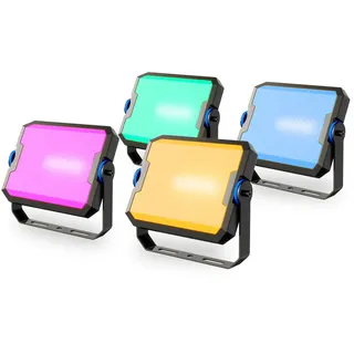 Govee Outdoor Flood Lights 4er Set Aluminium 1000 lm IP66 schwarz