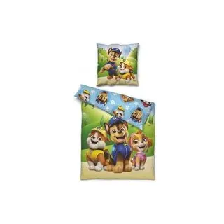 Paw Patrol Microfaser Bettwäsche bunt 100% Polyester B/L: ca. 135x200 cm - bunt