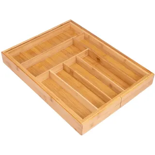 bremermann Besteckkasten,, Braun, Holz, 50x5x44.7 cm, Küchenzubehör, Besteckkästen