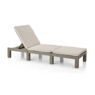 ALLIBERT Daytona Sonnenliege 195 x 65 x 22 cm cappuccino