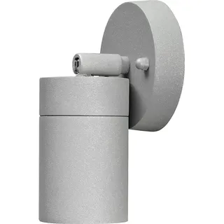Konstsmide Außenwandleuchte Aluminium grau B: 9cm T: 8cm H: 10,5cm 1x35W IP44