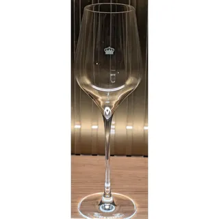 Reichelts Moet & Chandon Champagnerglas - Champagnerflutes | Champagner Glas Classic aus der Glasmanufaktur Lehman mit edlem weißem Schriftzug by