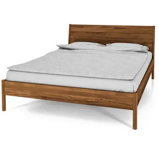 byoak Bettgestell, Alteiche, Holz, Kerneiche, 180x220 cm, Schlafzimmer, Betten