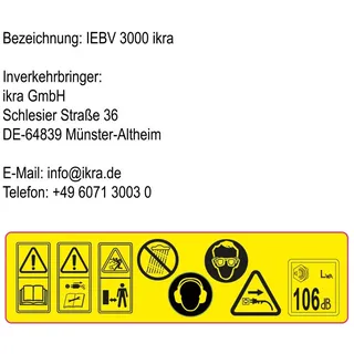 IKRA IEBV 3000 ohne Akku