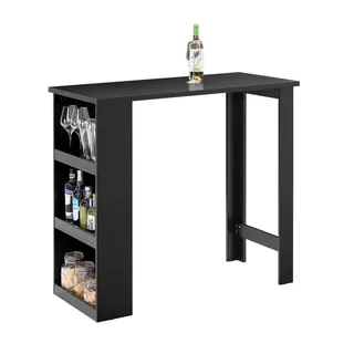 SoBuy Bartisch 112 x 57 x 106 cm Schwarz