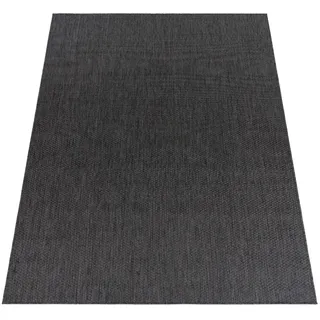 KADIMA DESIGN Unifarben Kurzflorteppich 300 x 400 cm Anthrazit